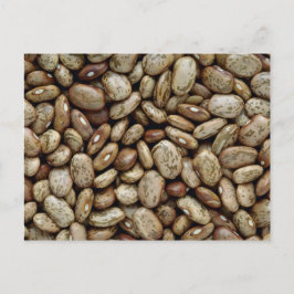 Yummy Pinto Bohnen Postkarte