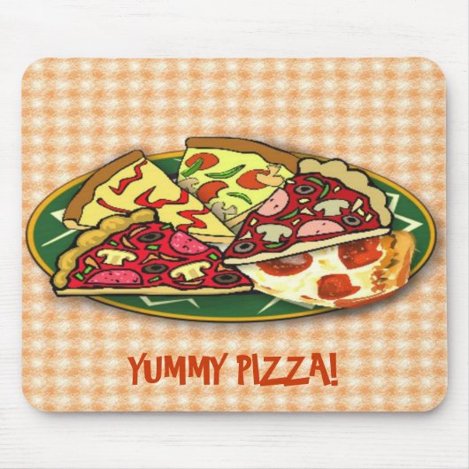 Yummy Pizza Mousepad (Vorne)