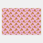Yummy Pizza Slices Pattern Geschenkpapier Set (Vorderseite)