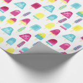 Yummy Popsicles Geschenkpapier (Ecke)