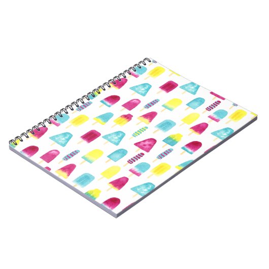 Yummy Popsicles Notizblock (Linke Seite)