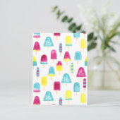 Yummy Popsicles Postkarte (Stehend Vorderseite)