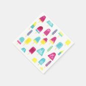 Yummy Popsicles Serviette (Ecke)