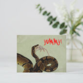 Yummy Postkarte (Stehend Vorderseite)