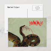 Yummy Postkarte (Vorne/Hinten)