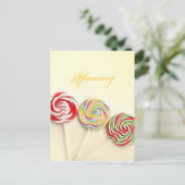 Yummy Postkarte (Stehend Vorderseite)
