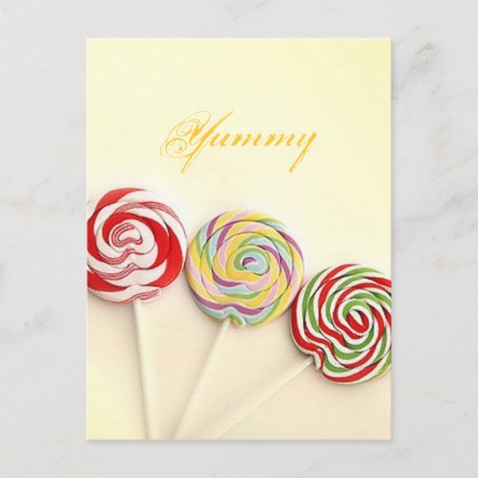 Yummy Postkarte (Vorderseite)