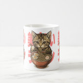 Yummy Ramen Kitten Kaffeetasse (Mittel)