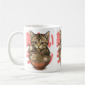 Yummy Ramen Kitten Kaffeetasse (Links)