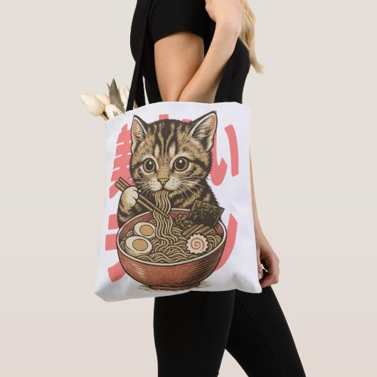 Yummy Ramen Kitten Tasche (Von Nahem)