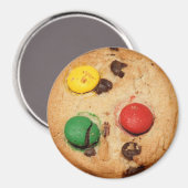 Yummy Realistic Chocolate Candy Cookie Magnet (Vorderseite/Rückseite)