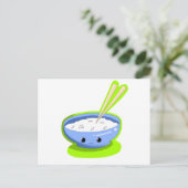 Yummy Rice! Postkarte (Stehend Vorderseite)
