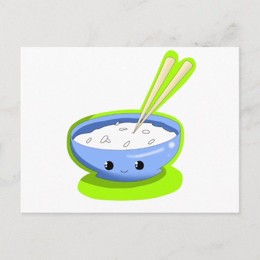 Yummy Rice! Postkarte (Vorderseite)