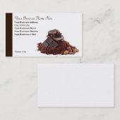 Yummy Schokoladen-Thema-berufliche Geschäfts-Karte Visitenkarte (Vorne/Hinten)
