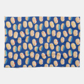 Yummy Sufganiyot Jelly Donuts Hanukkah Pattern Geschirrtuch (Horizontal)