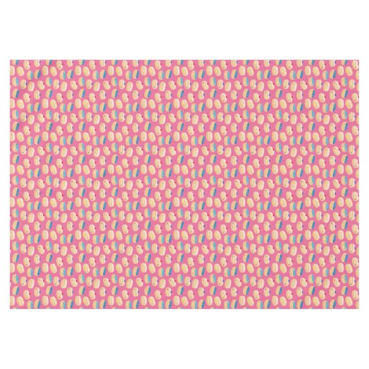 Yummy Sufganiyot Jelly Donuts Hanukkah Pattern Tischdecke (Vorderseite (Horizontal))