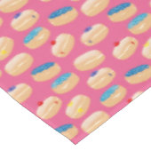 Yummy Sufganiyot Jelly Donuts Hanukkah Pattern Tischdecke (Schrägansicht)