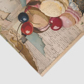 Yummy-Süßigkeiten Vintag Collage Decoupage Seidenpapier (Ausschnitt)