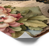 Yummy Süßigkeiten Vintag Collage Poster (Ecke)