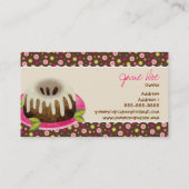 Yummy Süßigkeitens-Geschäfts-Karten Visitenkarte (Rückseite)