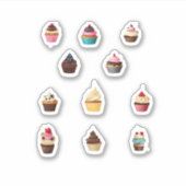 Yummy Sweet Delights Aufkleber (Vorderseite)