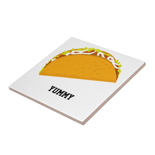 Yummy Taco Fliese (Seite)