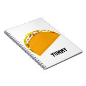 Yummy Taco Notizblock (Rechte Seite)
