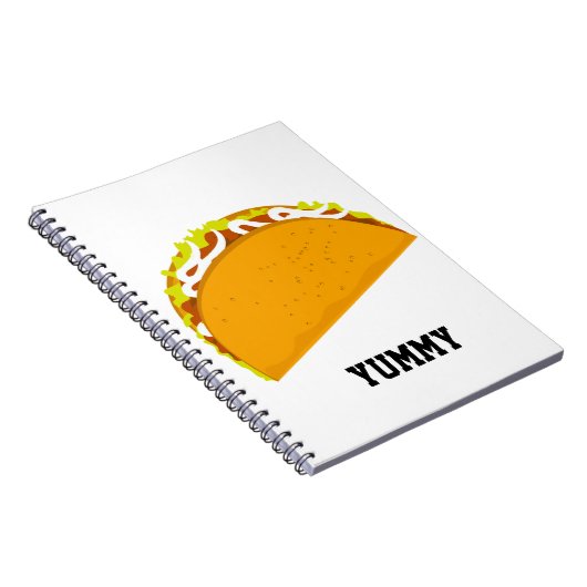 Yummy Taco Notizblock (Rechte Seite)