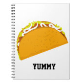 Yummy Taco Notizblock (Vorderseite)