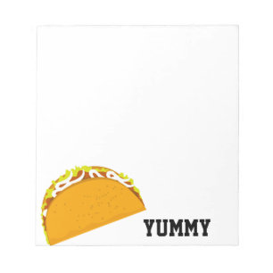 Yummy Taco Notizblock
