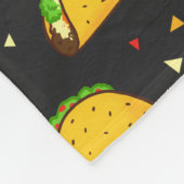 Yummy Taco Pattern Fleecedecke (Ecke)