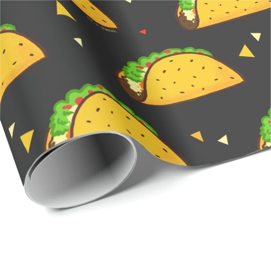 Yummy Taco Pattern Geschenkpapier (Rolleneckpunkt)