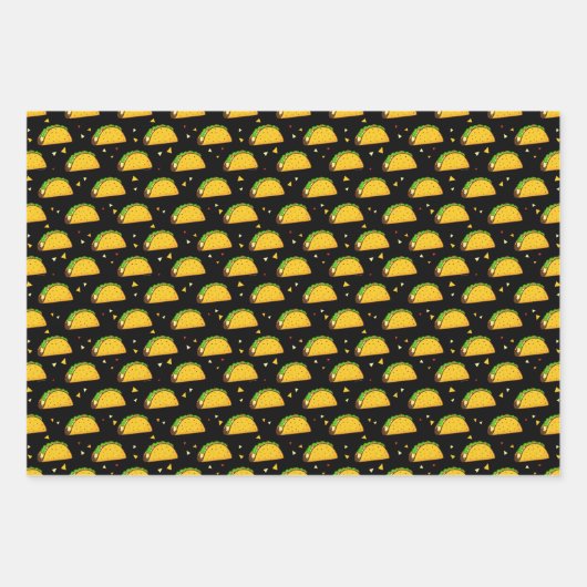Yummy Taco Pattern Geschenkpapier Set (Vorderseite 2)