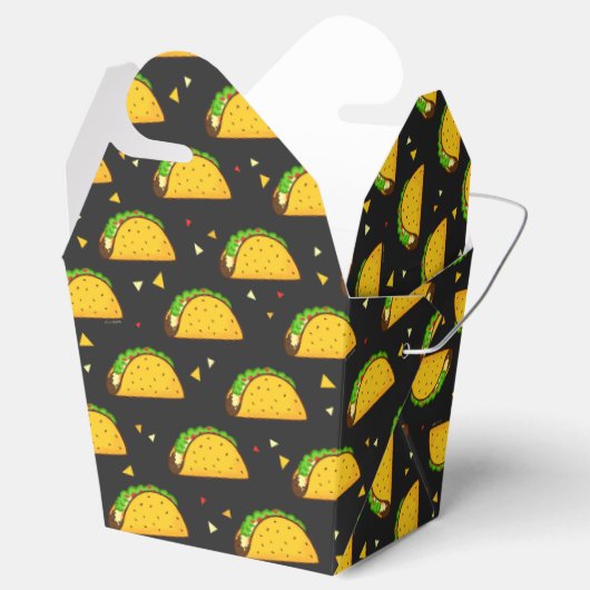 Yummy Taco Pattern Geschenkschachtel (Geöffnet)