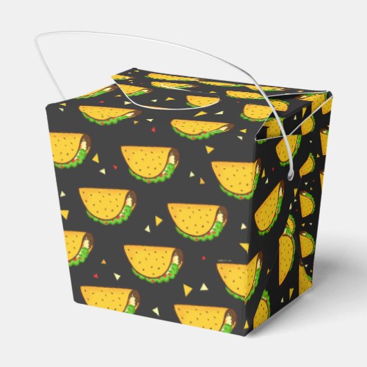 Yummy Taco Pattern Geschenkschachtel (Rückseite)