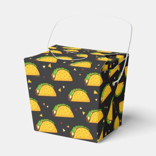 Yummy Taco Pattern Geschenkschachtel (Vorderseite)