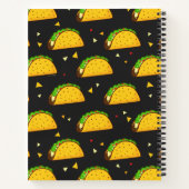Yummy Taco Pattern Notizblock (Rückseite)