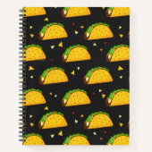 Yummy Taco Pattern Notizblock (Vorderseite)