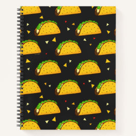 Yummy Taco Pattern Notizblock