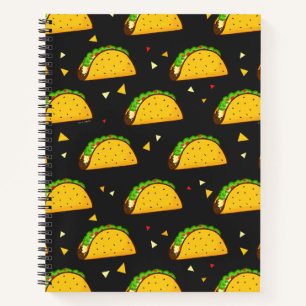 Yummy Taco Pattern Notizblock