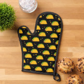Yummy Taco Pattern Ofenhandschuh (Oben unten)