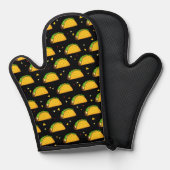 Yummy Taco Pattern Ofenhandschuh (Vorderseite/Rückseite)