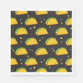 Yummy Taco Pattern Serviette (Vorderseite)