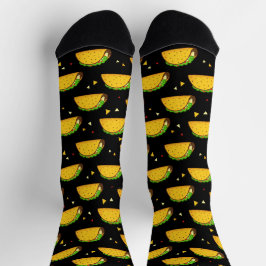 Yummy Taco Pattern Socken