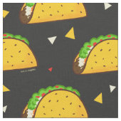 Yummy Taco Pattern Stoff (Nahaufnahme)