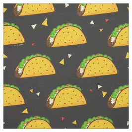 Yummy Taco Pattern Stoff