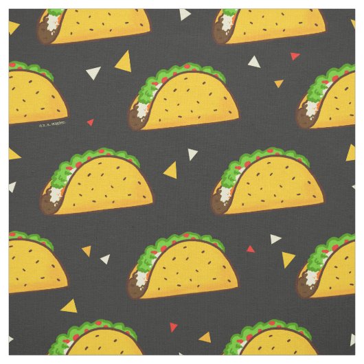 Yummy Taco Pattern Stoff (Muster)