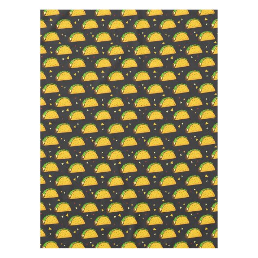 Yummy Taco Pattern Tischdecke (Vorderseite)