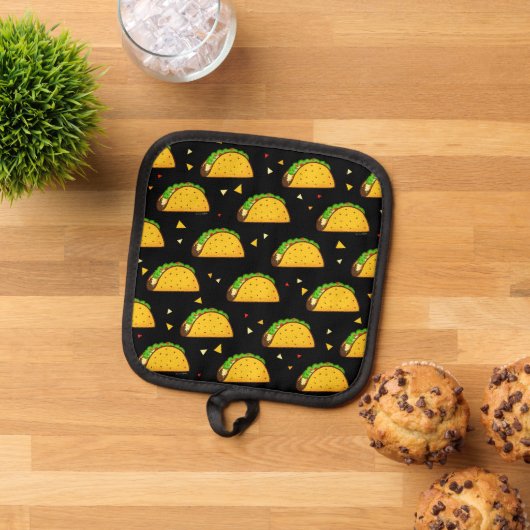 Yummy Taco Pattern Topflappen (Oben Unten)