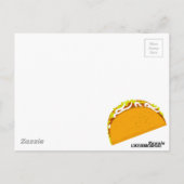Yummy Taco Postkarte (Rückseite)